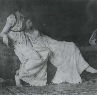 Yunan Kostümlerinde Tanımlanamayan Modeller, c. 1883. by Thomas Eakins