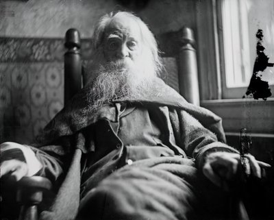 Walt Whitman, Camden, N.J., c. 1891. by Thomas Eakins