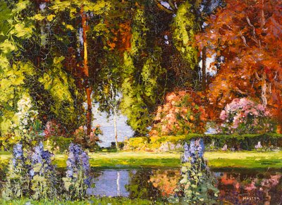 Deniz kenarındaki bahçe by Thomas Edwin Mostyn