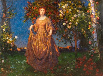 Sylvia Kimdir (tuval üzerine yağlıboya) by Thomas Edwin Mostyn