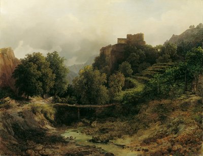 Meran yakınlarındaki Tirol Kalesi by Thomas Ender