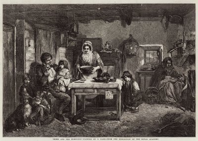 Ev ve Evsizler by Thomas Faed