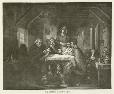 Cotters Cumartesi Gecesi by Thomas Faed