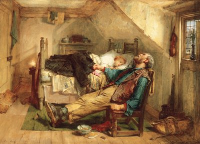 yıpranmış, 1868 by Thomas Faed