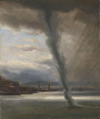 Napoli Körfezi'nde bir Hortum by Thomas Fearnley