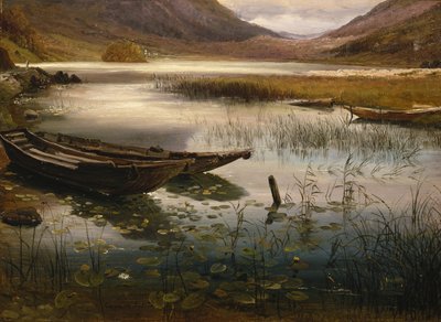 Tekneler ve Nilüferler by Thomas Fearnley
