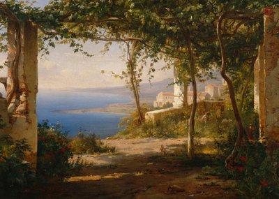 Napoli körfezinden görünüm by Thomas Fearnley