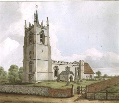 Büyük Barford Kilisesi, Bedfordshire by Thomas Fisher