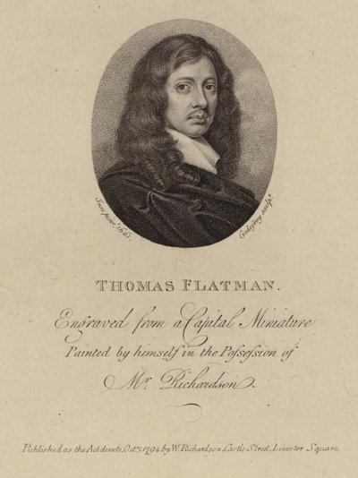 Portrait of Thomas Flatman  by Thomas Flatman