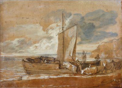 Bir Sığır Feribotu, 1784-1788. by Thomas Gainsborough