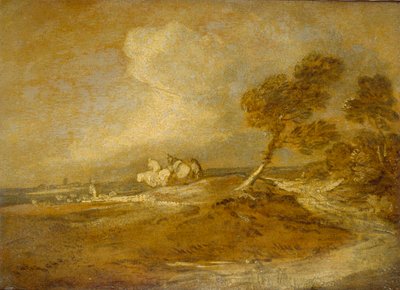 Atlılarla Bir Manzara, 18. yüzyıl sonu by Thomas Gainsborough