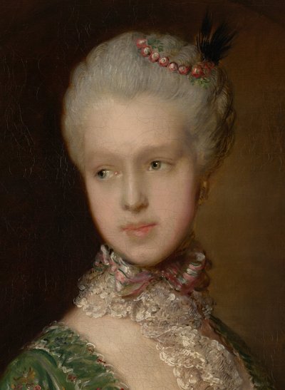 Elizabeth Wrottesley, daha sonra Grafton Düşesi by Thomas Gainsborough