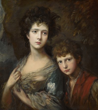 Elizabeth ve Thomas Linley, c.1768 by Thomas Gainsborough