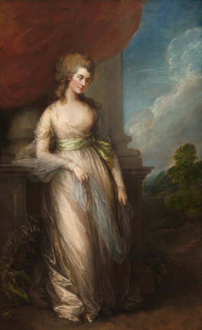 Georgiana, Devonshire Düşesi, 1783. by Thomas Gainsborough