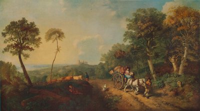 Pazar Arabası ile Manzara, 18. yüzyıl, 1935 by Thomas Gainsborough