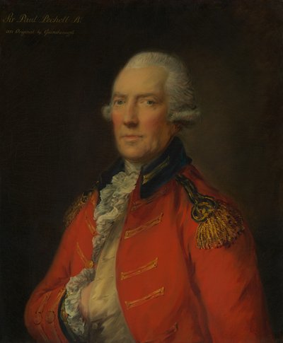 Yarbay Paul Pechell 1724-1800. by Thomas Gainsborough