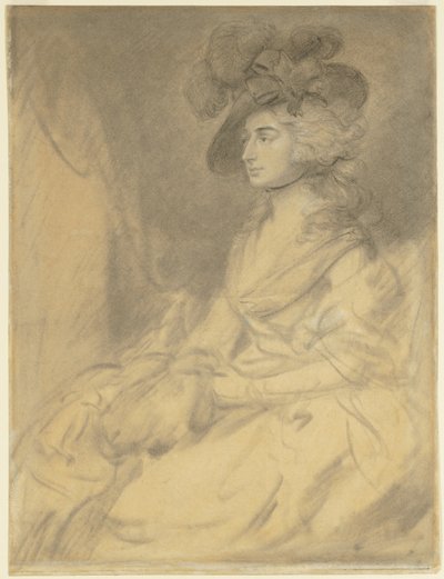 Bayan Sarah Siddons, 1785. by Thomas Gainsborough