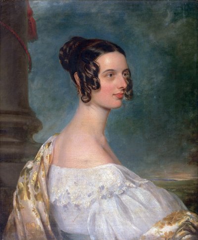 ಕ್ಯಾಥರೀನ್ ಗ್ಯಾಂಡಿ, ನೀ ಹೈಡ್, ಸಿ.1837-38 ಟರ್ಕ್ by Thomas Gandy