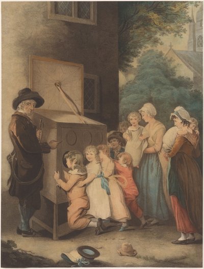 Bir izleme kabininin etrafındaki çocuklar Gösteri Adamı / La Piece Curieuse by Thomas Gaugain