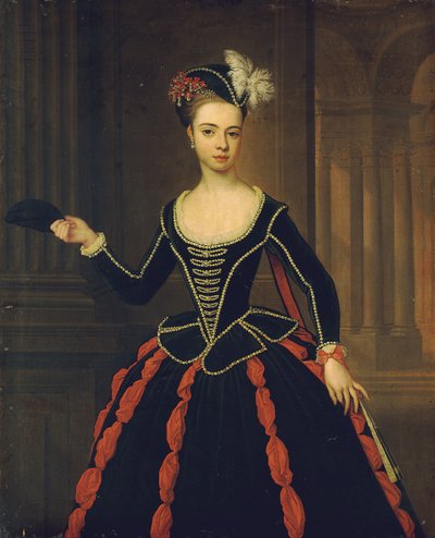 Hon portresi. Bayan William Townshend by Thomas Gibson