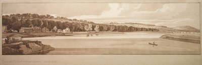 Paris'teki En Pitoresk Yirmi Manzaradan Bir Seçki: Pont de Sêve'den alınan St. Cloud ve Calvary Dağı'nın görünümü by Thomas Girtin