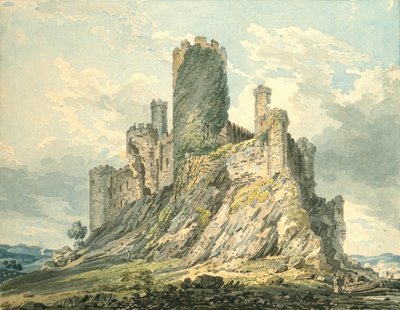 Conway Kalesi, c1793 by Thomas Girtin