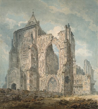 Crowland Manastırı, Lincolnshire, c1793 by Thomas Girtin