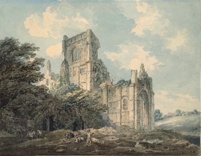 Kirkstall Manastırı, Yorkshire, c1790-1802 by Thomas Girtin
