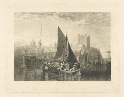 Rochester, Medway Nehri üzerinde by Thomas Goff Lupton
