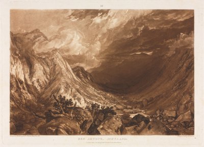 Liber Studorium: Ben Arthur, İskoçya by Thomas Guff Lupton