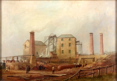 Afetten sonra Hartley Colliery, 1869 by Thomas H. Hair