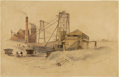 Hebburn Colliery, C Çukuru by Thomas H. Hair