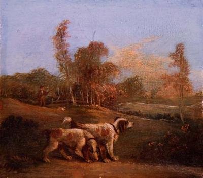Kaleci ile bir manzara içinde İspanyol by Thomas Hand