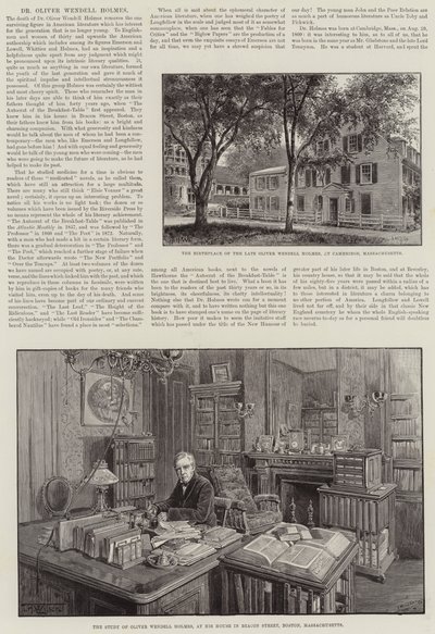 Doktor Oliver Wendell Holmes by Thomas Harrington Wilson