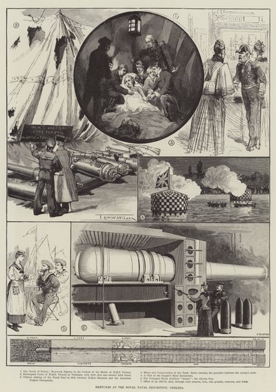 Chelsea Kraliyet Deniz Sergisi'ndeki eskizler by Thomas Harrington Wilson