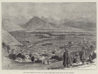 Kalenin Üst Kısmından Bala Hisarı ve Kabil Şehri by Thomas Harrington Wilson