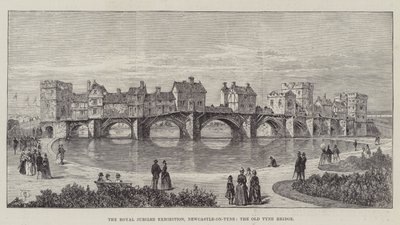Kraliyet Jübile Sergisi, Newcastle-on-Tyne, Eski Tyne Köprüsü by Thomas Harrington Wilson