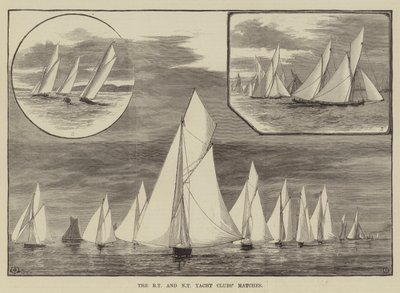 Royal Thames ve New Thames Yat Kulüplerinin Maçları by Thomas Harrington Wilson