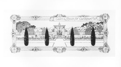 Bahçe ve park için kapılar ve çitler, 1900