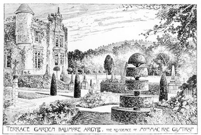 Terrace Garden Ballimore, Argyle, Thomas Mawson