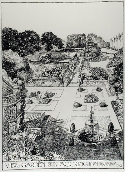 Garden of View, Broad Oak, Accrington, Thomas Mawson