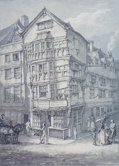 Chancery Lane, Londra, 1814 by Thomas Hearne