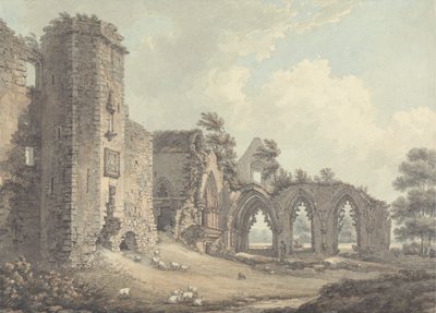 Dumfries Yakınındaki Lincluden Koleji Harabeleri by Thomas Hearne