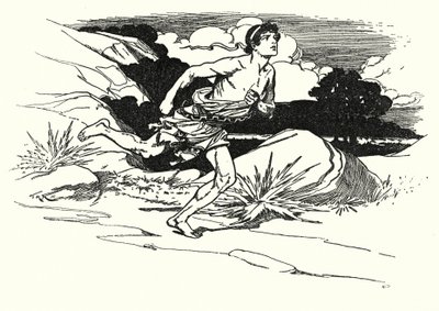 Maraton Savaşı (lito) by Thomas Heath Robinson