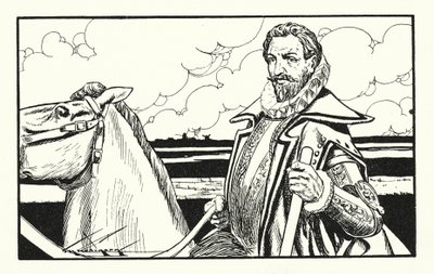 Sessiz William, Bir Hollanda Kahramanı (taş baskı) by Thomas Heath Robinson