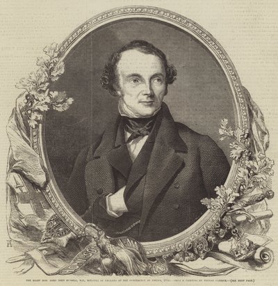 Çok Saygıdeğer Lord John Russell, Milletvekili, İngiltere Bakanı, Viyana Konferansında, 1855 by Thomas Heathfield Carrick