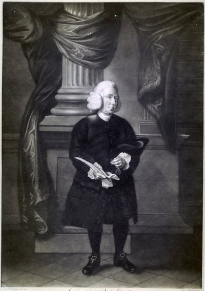 Daniel Race, James Watson tarafından kazınmış, 1773 by Thomas Hickey