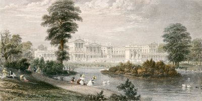 Buckingham Sarayı, Westminster, Londra, 1835 by Thomas Higham
