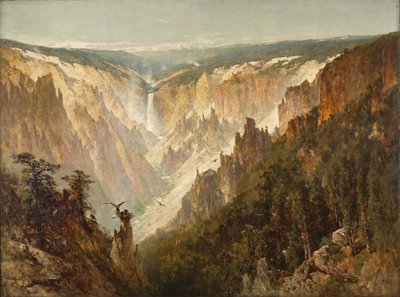 Yellowstone Büyük Kanyonu, 1884 dolayları by Thomas Hill