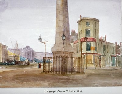 St George Sirki, Southwark, Londra, 1834 by Thomas Hollis